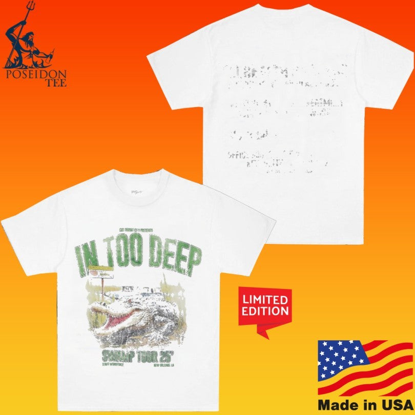 Staff In Too Deep Swamp Tour 25 T-shirt