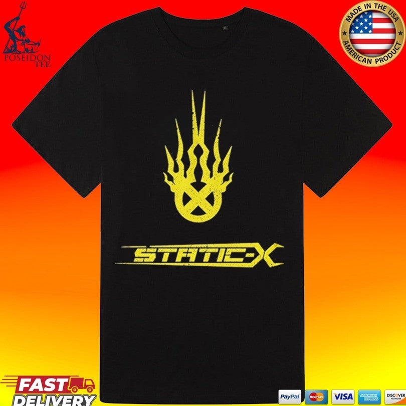 Static-X Shock Logo T-shirt