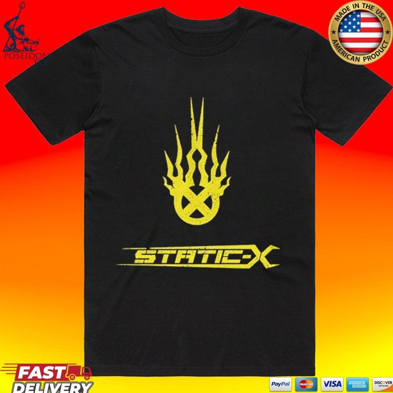 Static-X Shock Logo T-shirt