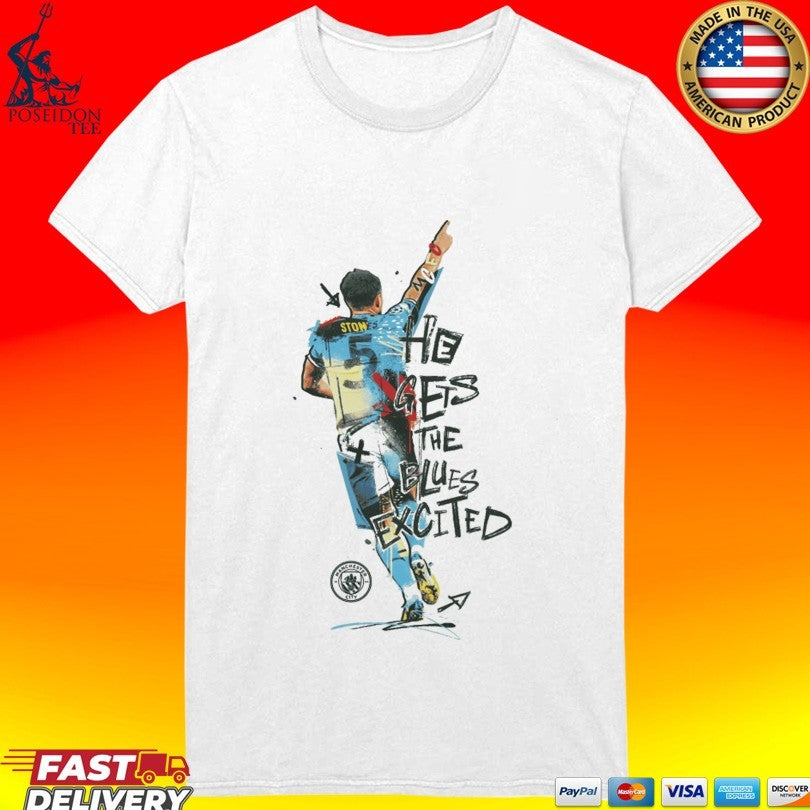 Stones He Gets The Blues Excited T-shirt