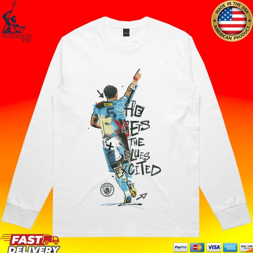 Stones He Gets The Blues Excited T-shirt