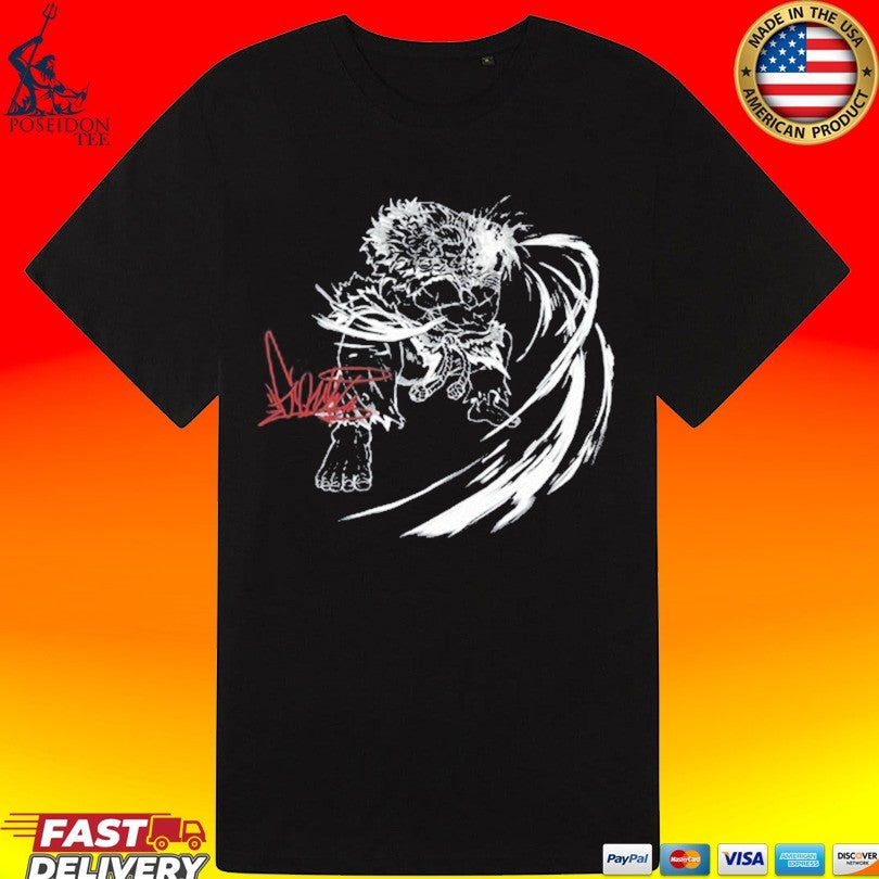 Street Fighter Battle Canvas Series Street Fighter 6 Akuma T-shirt