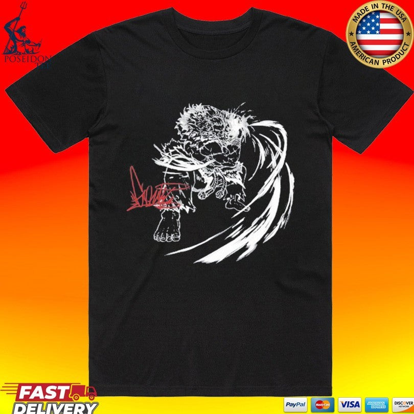 Street Fighter Battle Canvas Series Street Fighter 6 Akuma T-shirt