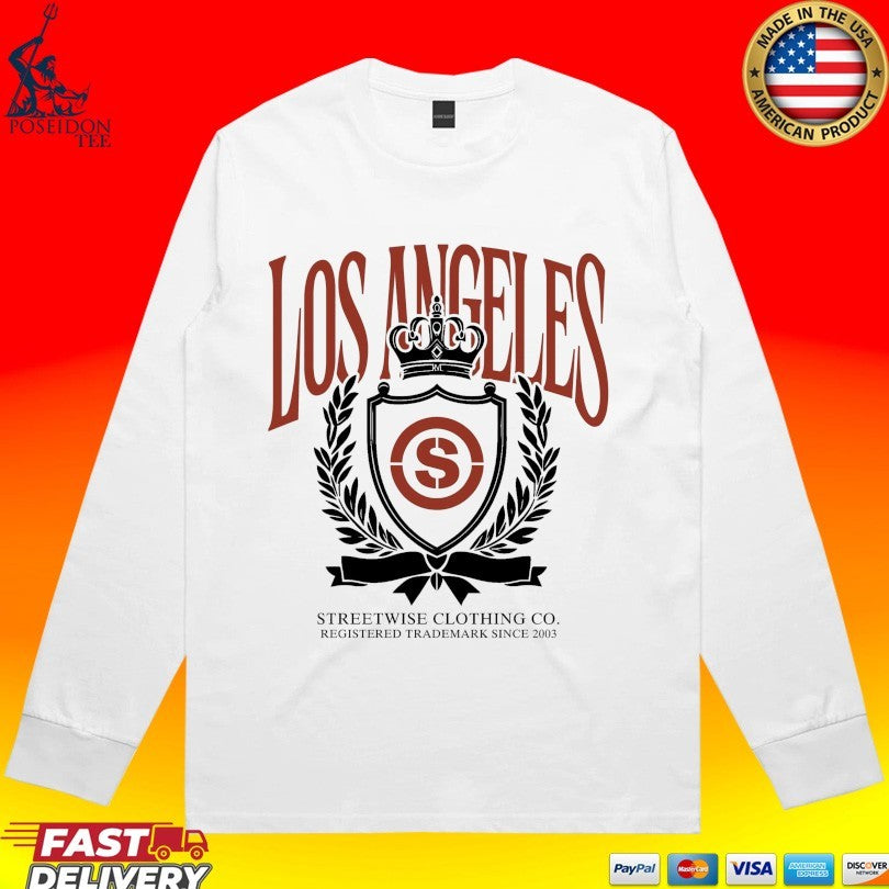 Streetwise Los Angeles Registered Trademark Since 2003 City Crest T-shirt