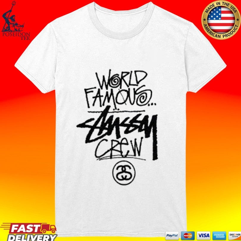 Stussy World Famous Crew T-shirt