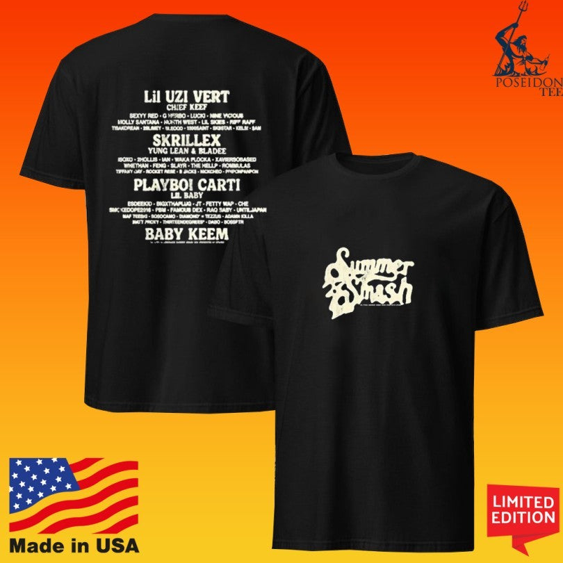 Summer Smash Festival Lineup Paint 2026 T-shirt