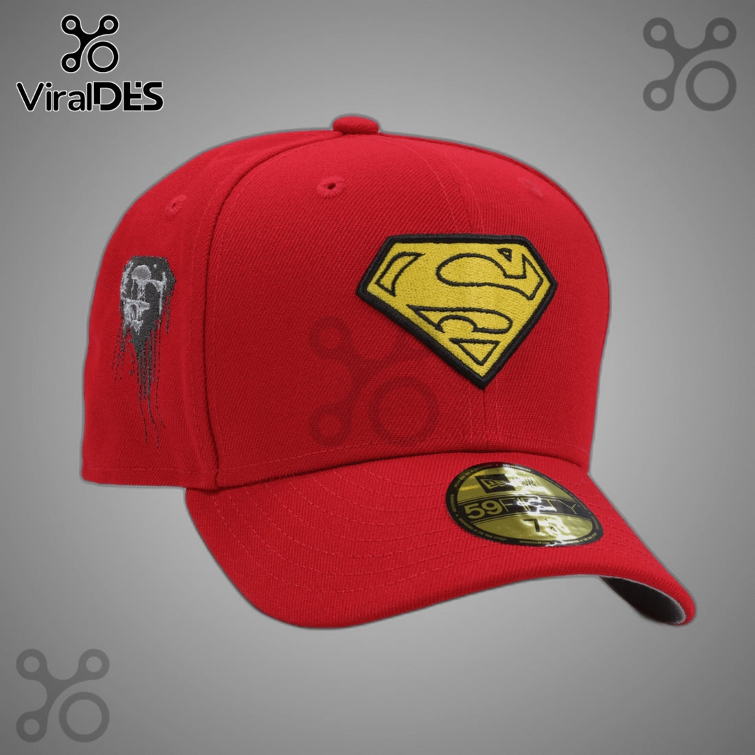 Superman Red Emblem 59FIFTY Fitted New Era Hat