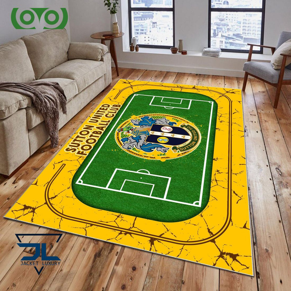 Sutton United EFL Championship Carpet Rug