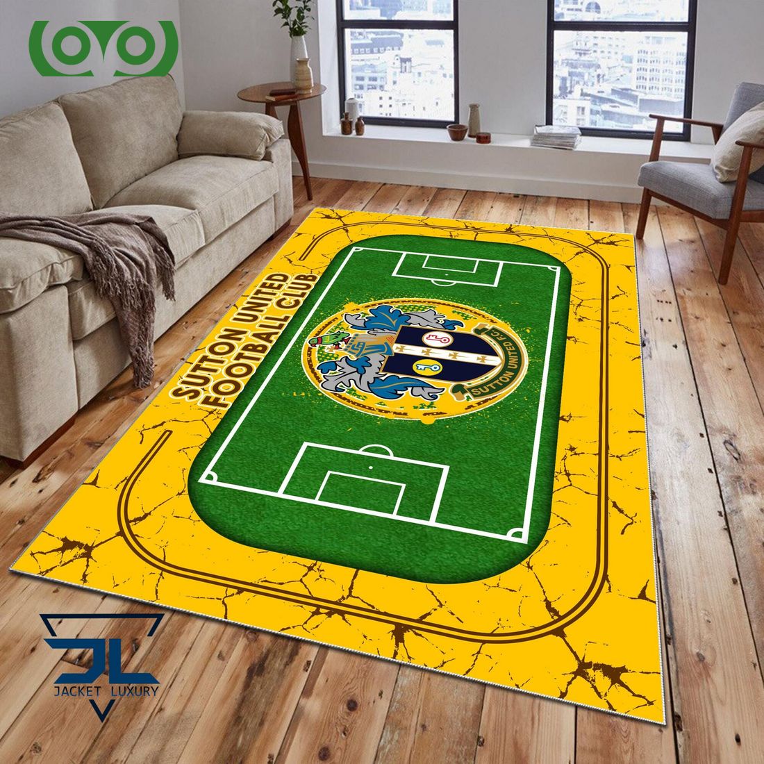 Sutton United EFL Championship Carpet Rug