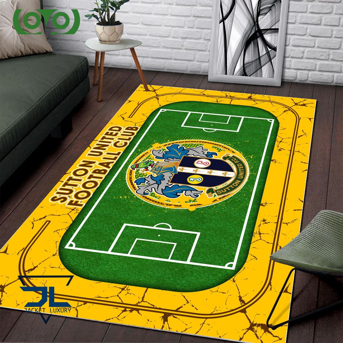 Sutton United EFL Championship Carpet Rug