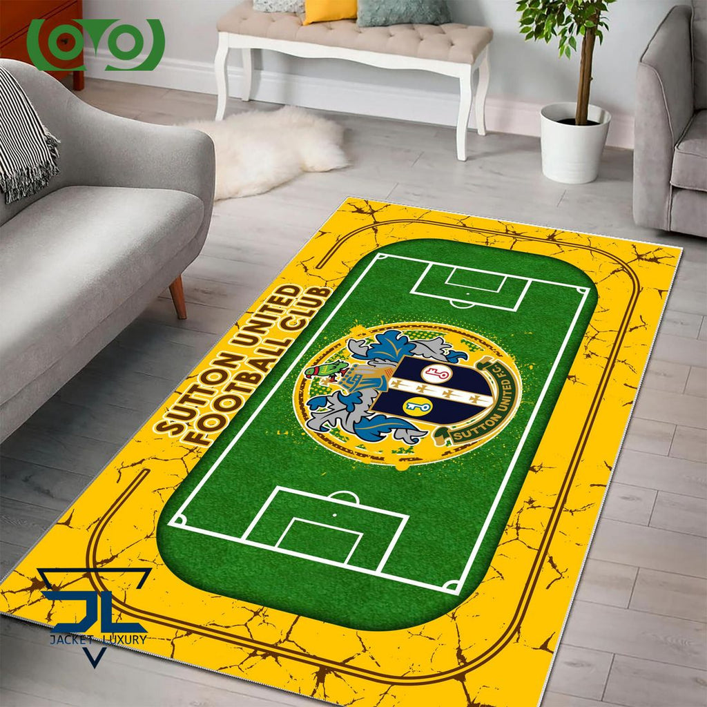 Sutton United EFL Championship Carpet Rug