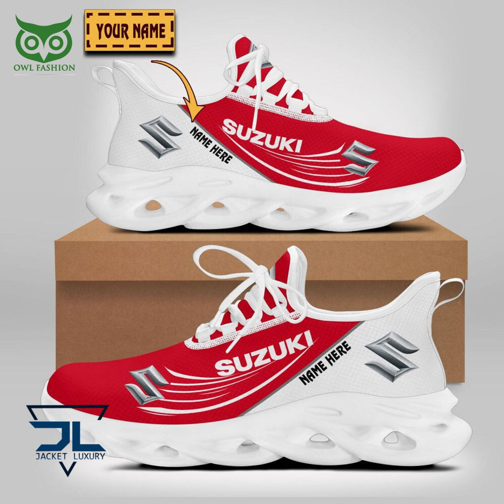 Suzuki Car Brand Personalized Max Soul Sneakers