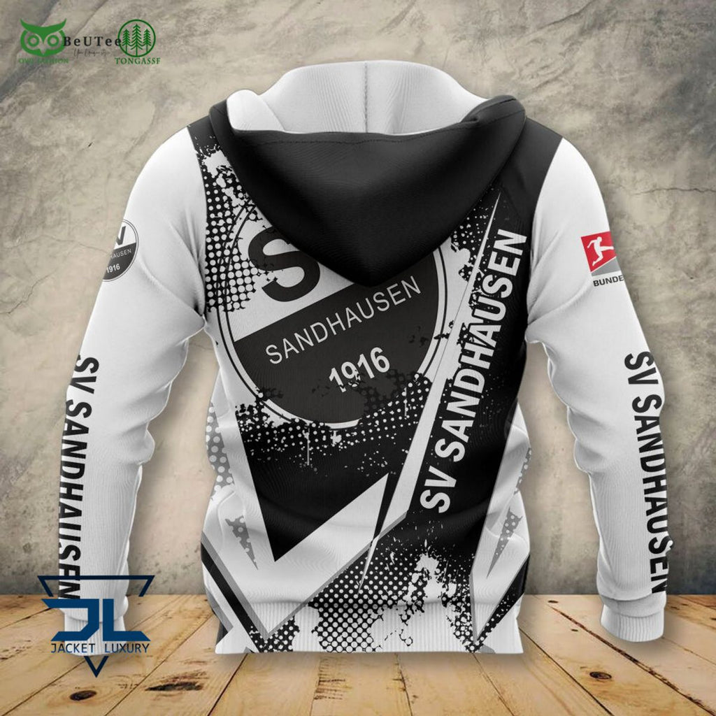 SV Sandhausen Bundesliga Ihren Namen 3D Hoodie Shirt Polo