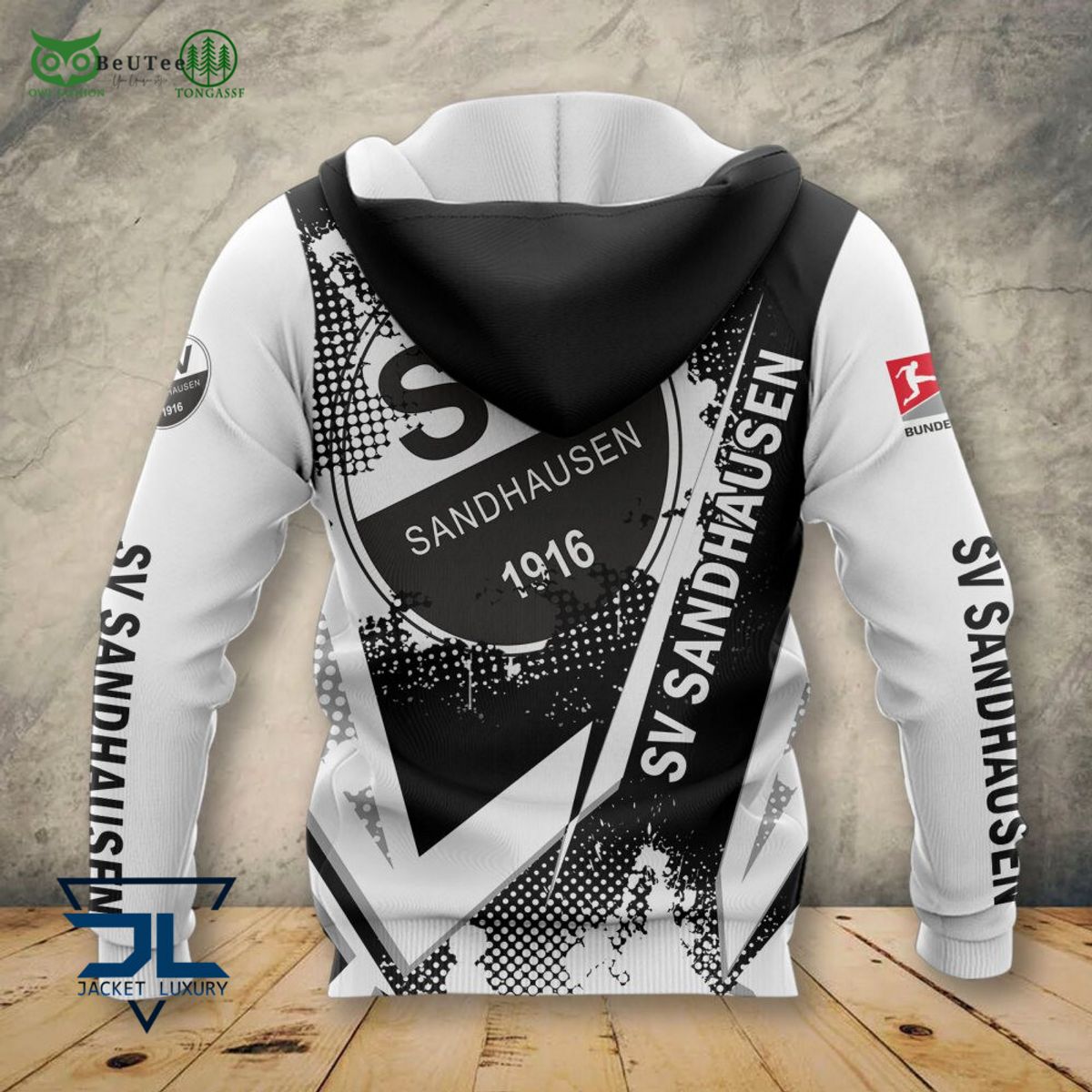 SV Sandhausen Bundesliga Ihren Namen 3D Hoodie Shirt Polo