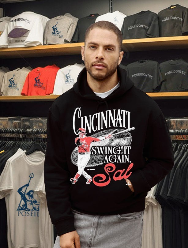 Swing It Again, Sal Cincinnati Reds Mlb Sal Stewart T-shirt