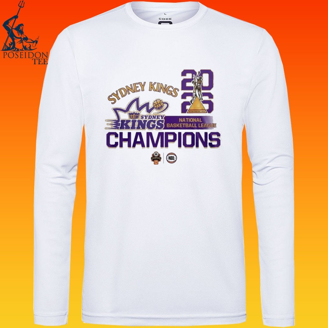 Sydney Kings 2026 NBL Sydney Kings National Basketball League Champions T-shirt