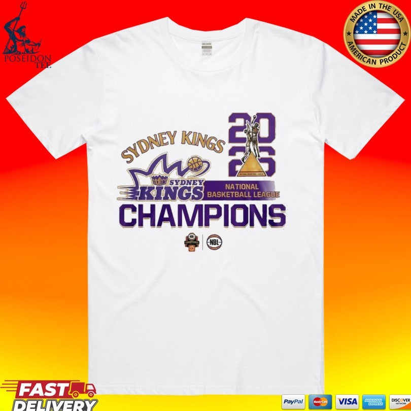 Sydney Kings 2026 NBL Sydney Kings National Basketball League Champions T-shirt