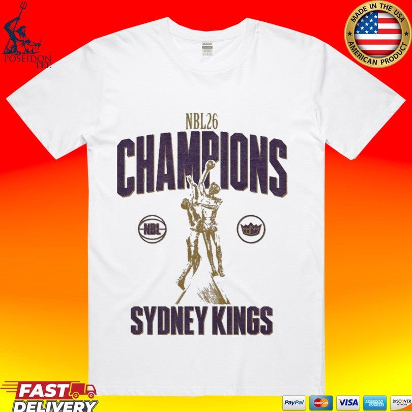 Sydney Kings NBL26 Finals Champions T-shirt