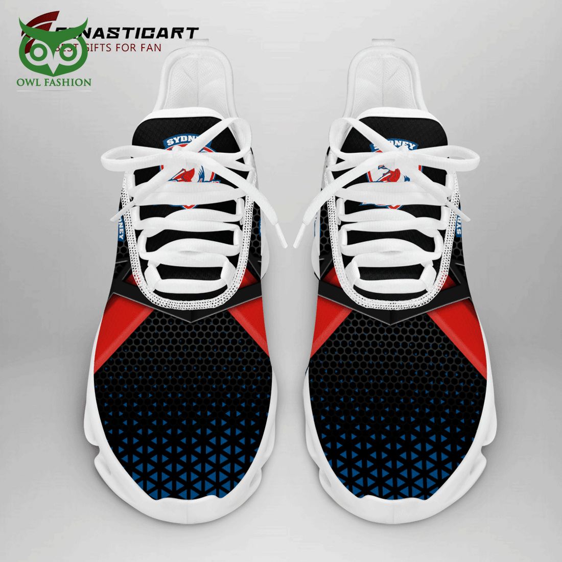 Sydney Roosters NRL Black Max Soul Shoes