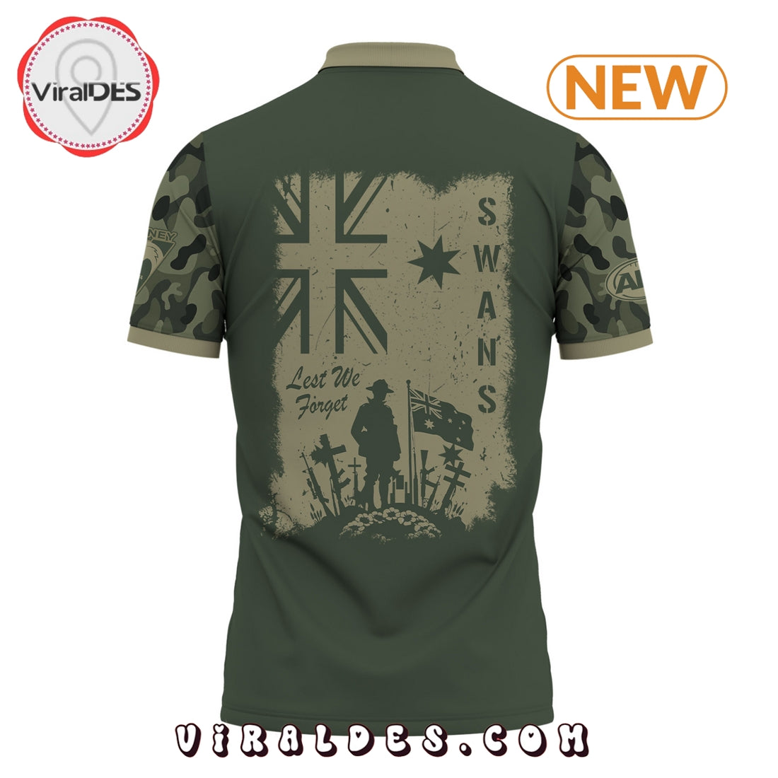 Sydney Swans x Anzac Day Limited Edition Polo, Cap