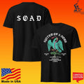 System Of A Down Cdmx Mexico 2026 Event At Estadio Gnp Seguros On 27 And 28 May 2026 Serpent-wrapped Eagle T-shirt