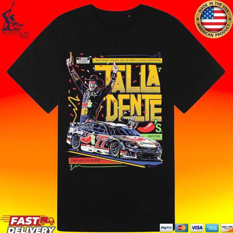 Talla Dente Youth Carson Hocevar First Win Dega T-shirt