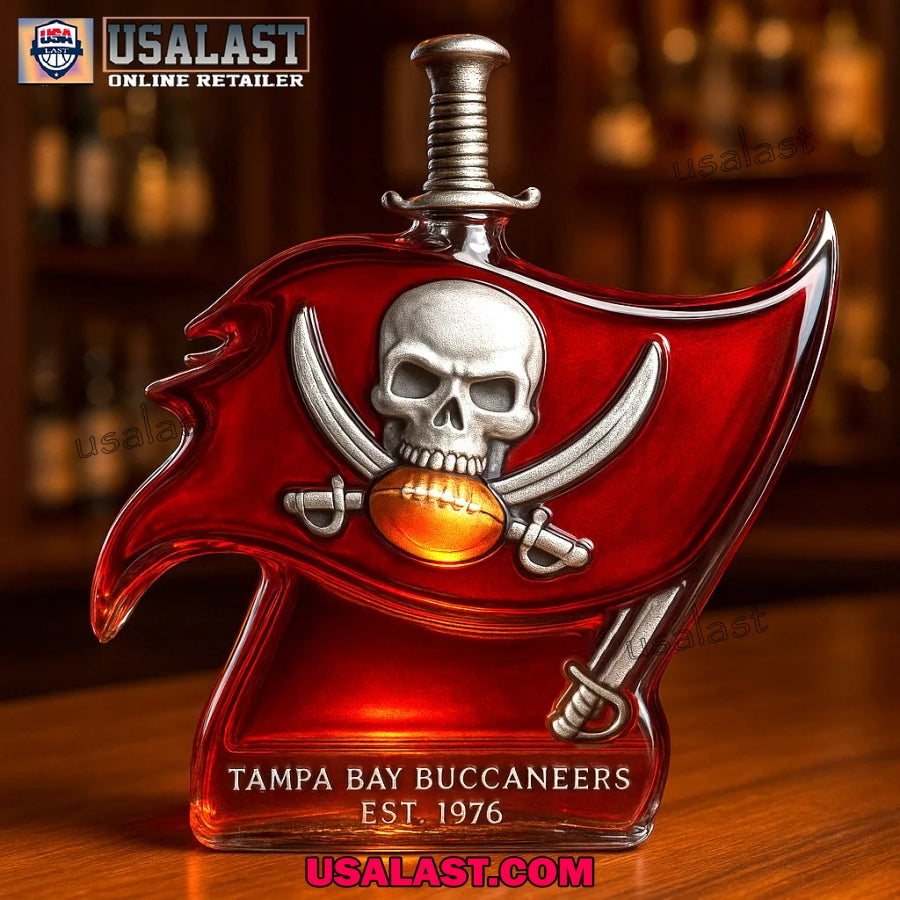 Tampa Bay Buccaneers Est 1976 Whiskey Decanter