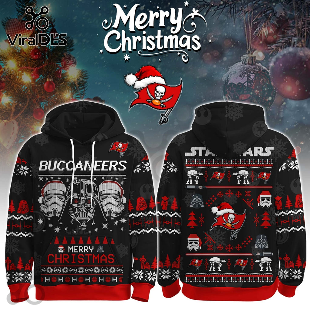 Tampa Bay Buccaneers Merry Christmas The Force Edition Hoodie 2025