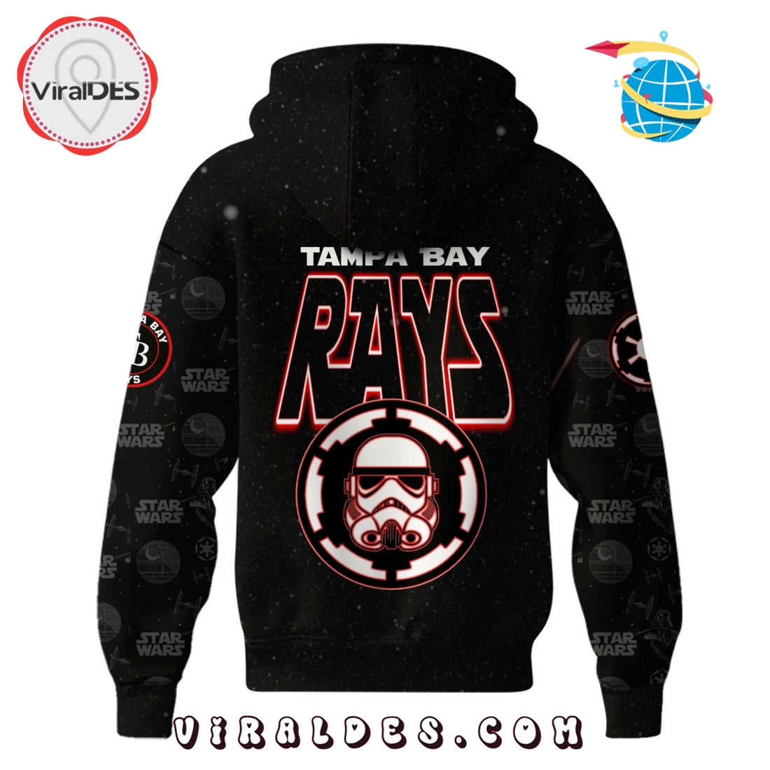 Tampa Bay Rays MLB x Star War Night Hoodie, Jogger, Cap