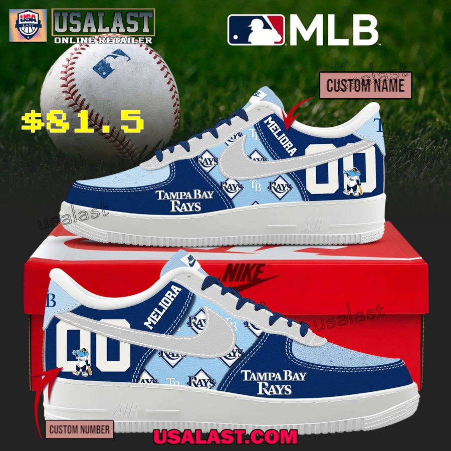 Tampa Bay Rays Personalized Air Force 1 Shoes