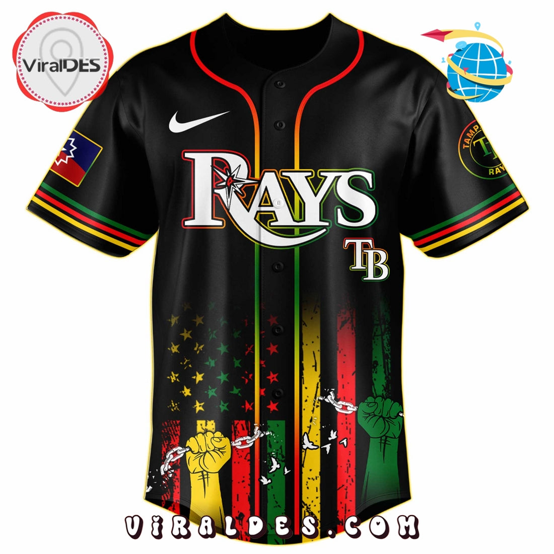 Tampa Bay Rays x 2025 Juneteenth Day Jersey