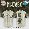 Tampa Bay Rays x MLB 2025 Armed Forces Day Night Baseball Jersey