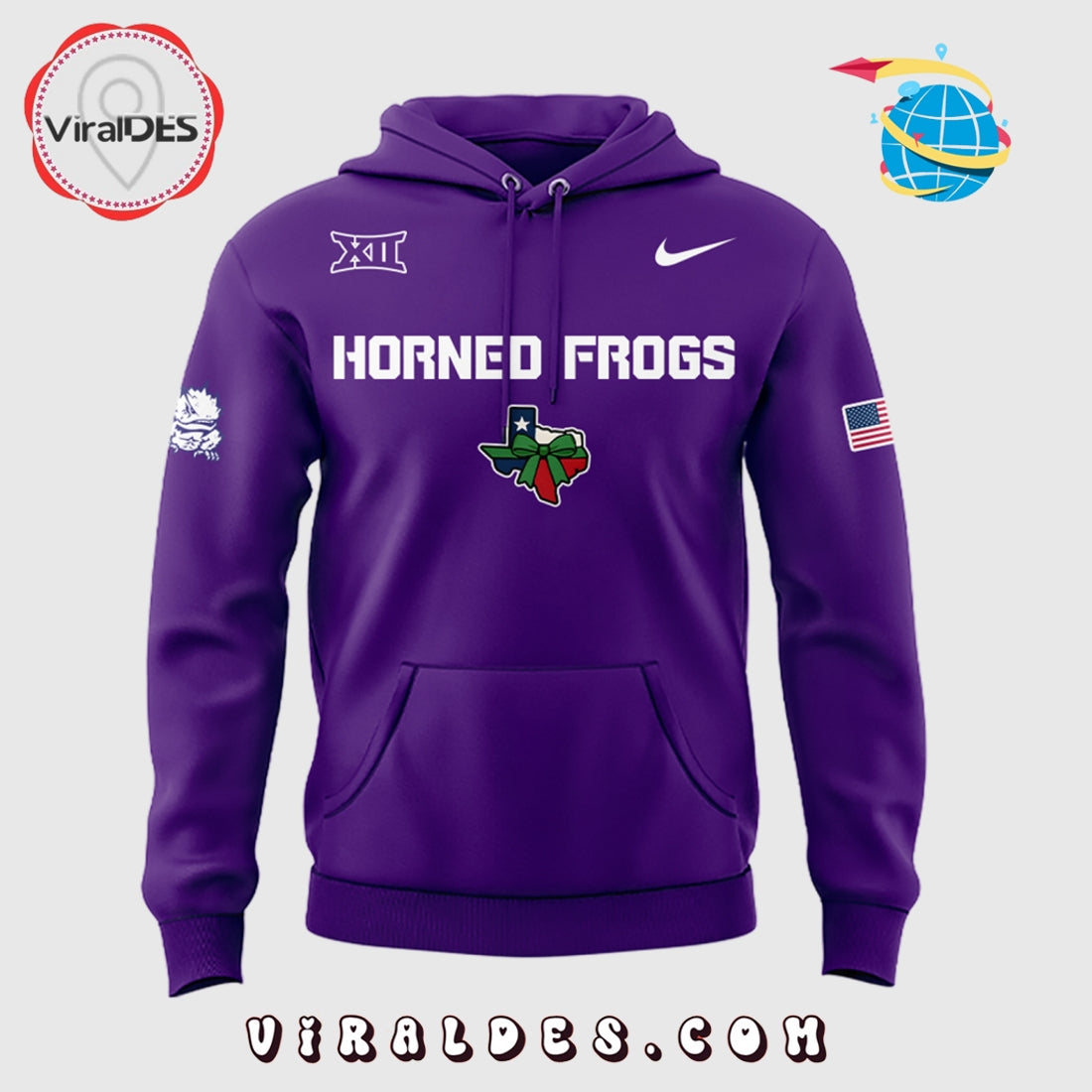 TCU Horned Frogs Football Texas Strong Limited Edition Hoodie