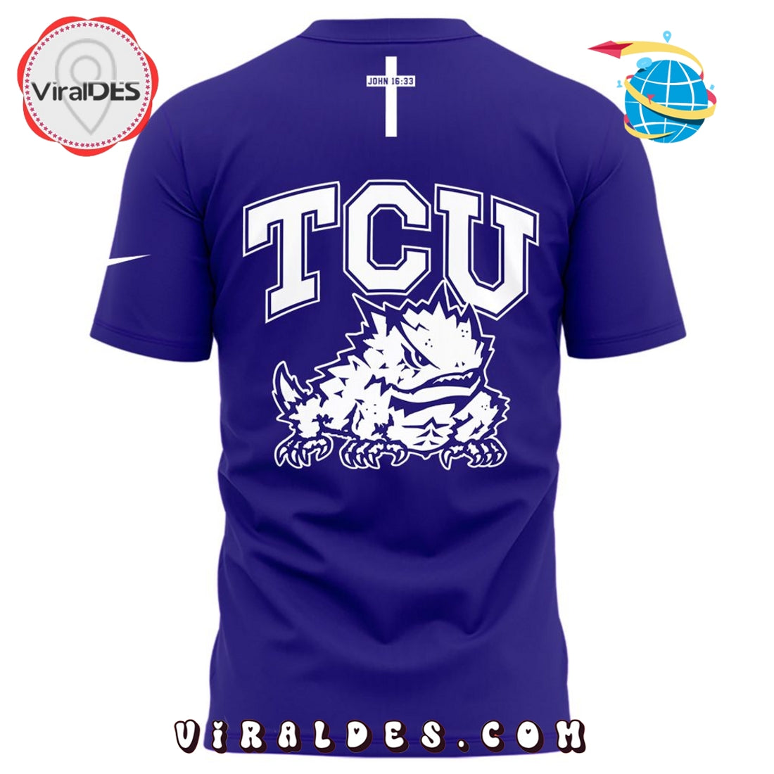 TCU Horned Frogs Football x Jesus Won 2025 Shirt