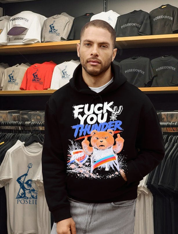 Teddy San Antonio Spurs Fuck You Okc Thunder T-shirt