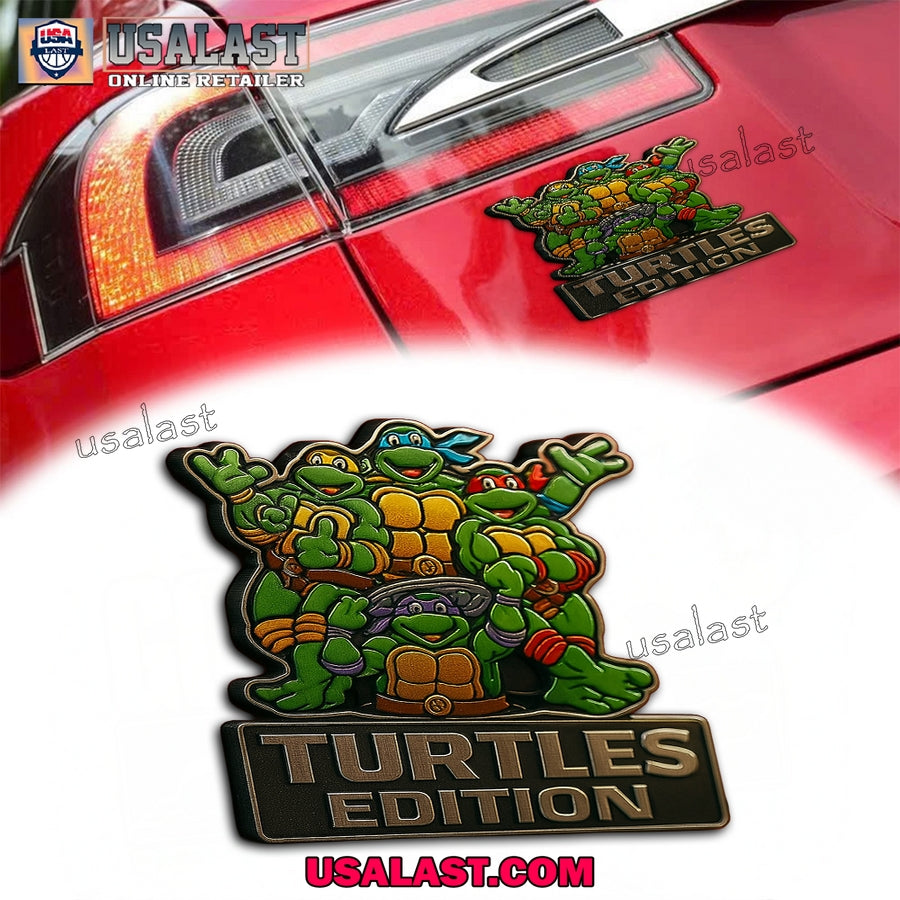 Teenage Mutant Ninja Turtle Edition Car Emblem Custom 3D Badge