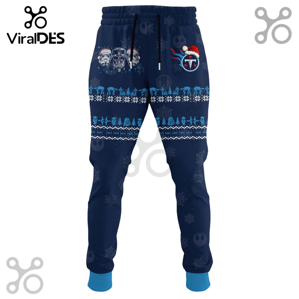 Tennessee Titans Merry Christmas The Force Edition Hoodie 2025