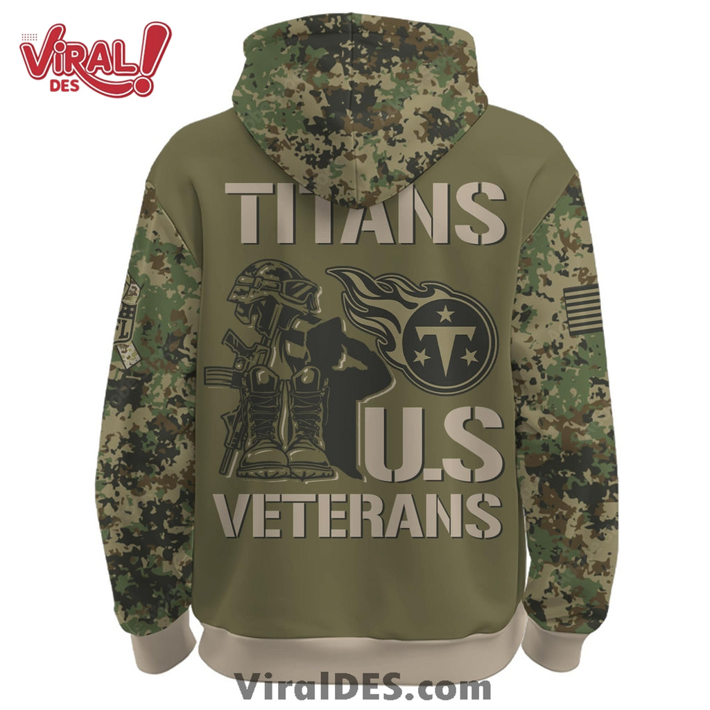 Tennessee Titans Veteran Day 2025 Hoodie Limited Edions