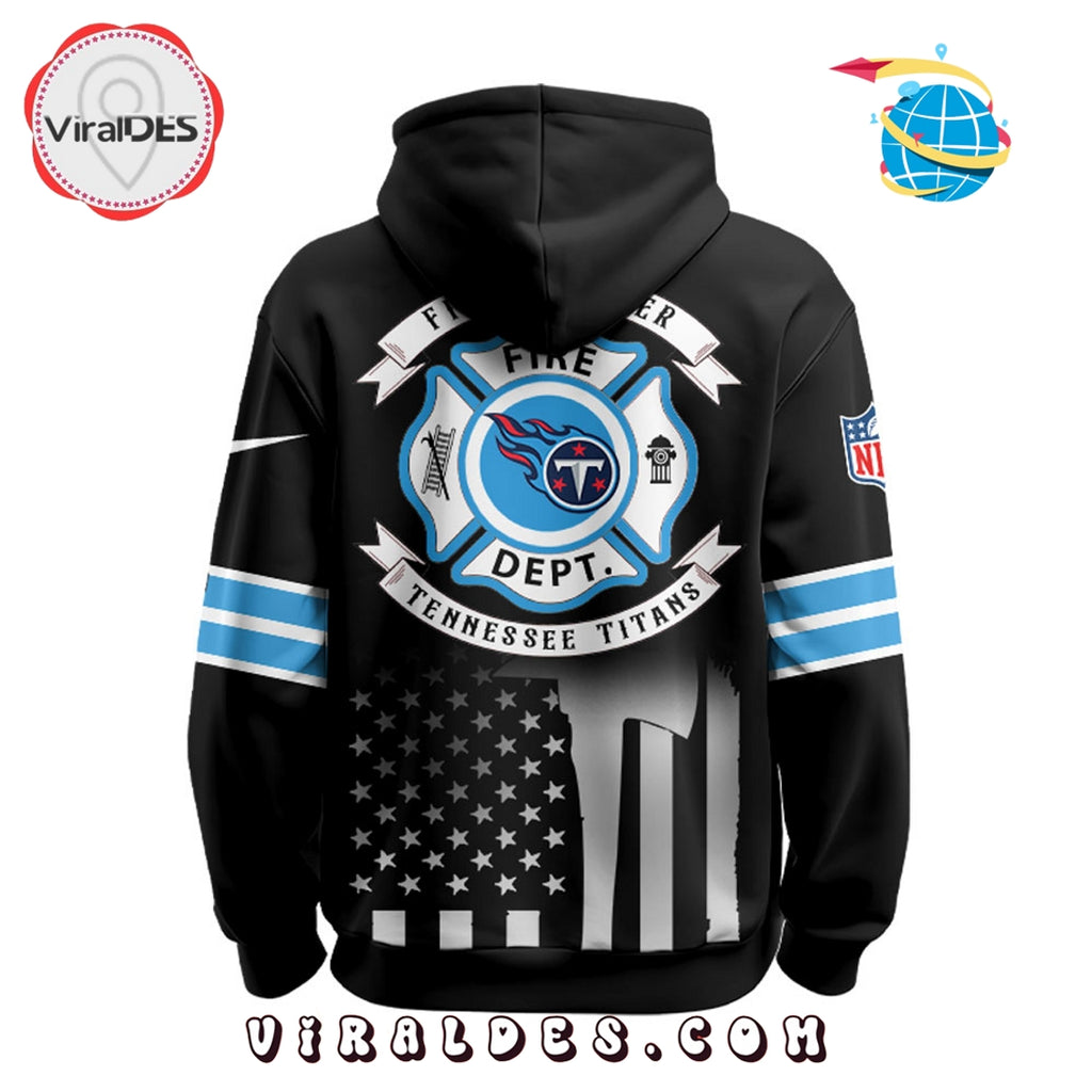 Tennessee Titans x Firefighter Appreciation Night Game Hoodie 2025