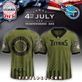 Tennessee Titans x Independence Day 2025 Baseball Jersey