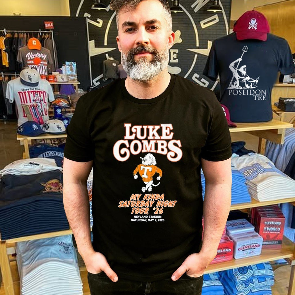 Tennessee Volunteers X Luke Combs My Kinda Saturday Night Tour Neyland Stadium Knoxville Tn May 2 2026 T-shirt