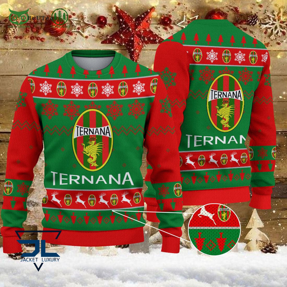 Ternana Calcio Team Football Lega Serie A Ugly Sweater