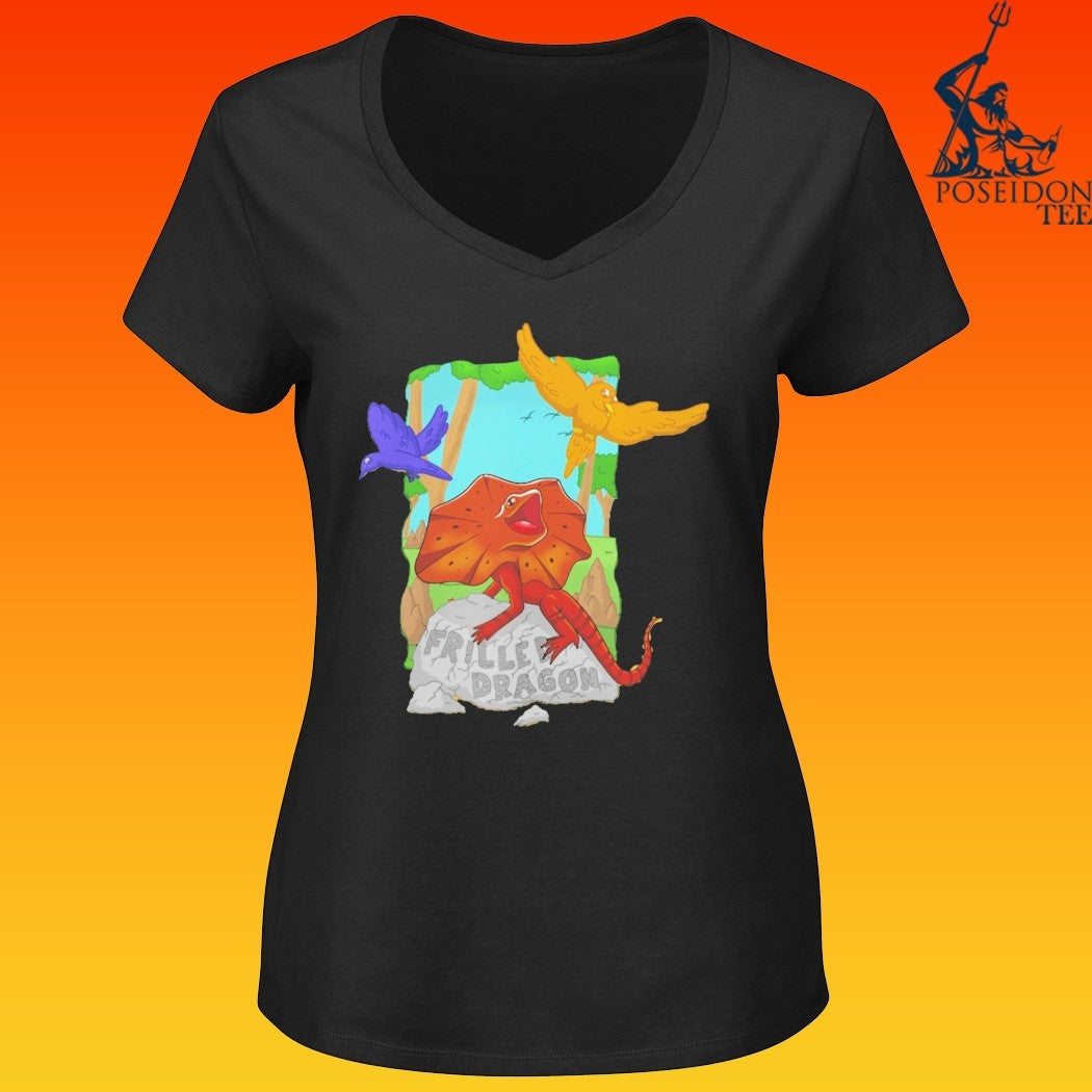 Terra Green Frilled Dragon T-shirt