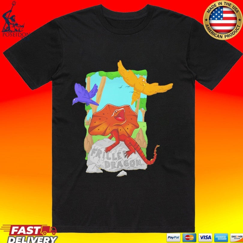 Terra Green Frilled Dragon T-shirt