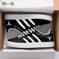 Tesla 3D Over Printed White Black Stan Smith Shoes