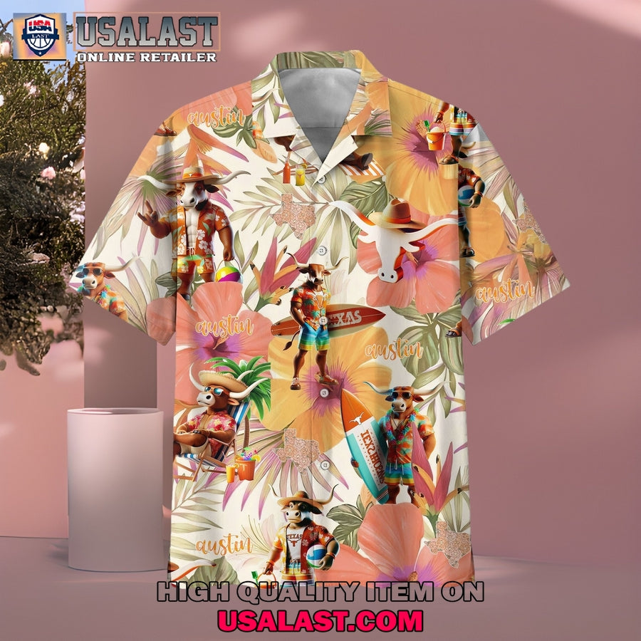Texas Longhorns Austin Hawaiian Shirt