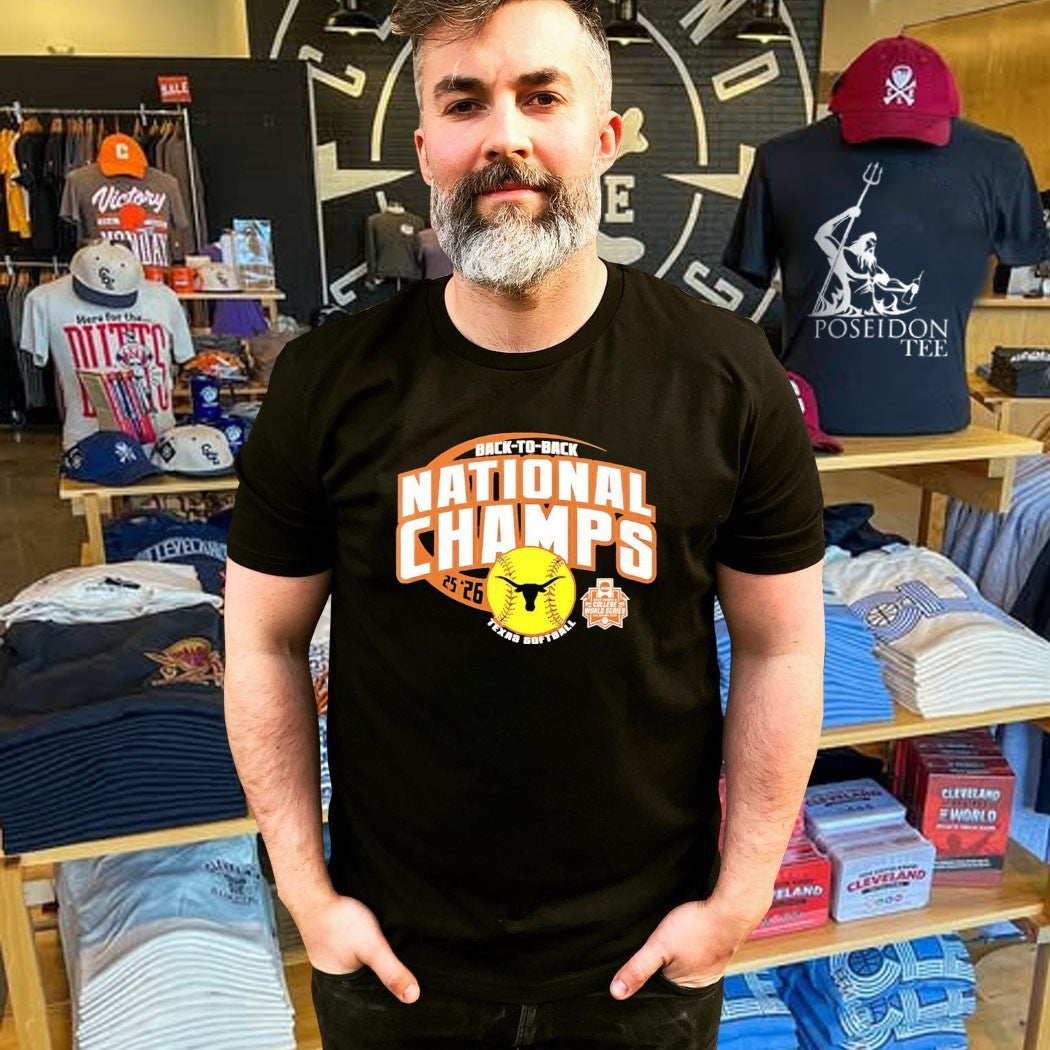 Texas Longhorns Softball Women’s Ncaa Back To Back National Champs 2025-2026 T-shirt