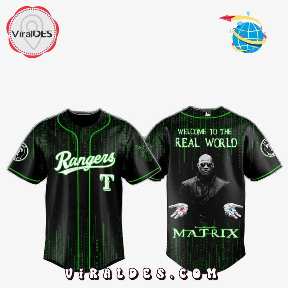 Texas Rangers MLB The Matrix Baseball Jersey