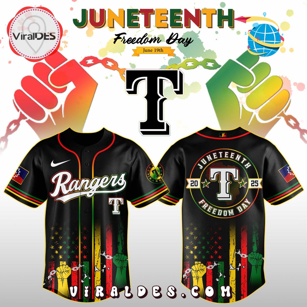 Texas Rangers x 2025 Juneteenth Day Jersey
