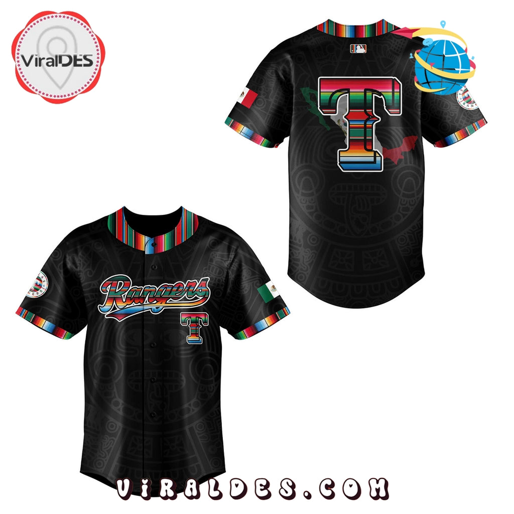 Texas Rangers x Mexican Heritage Night Baseball Jersey